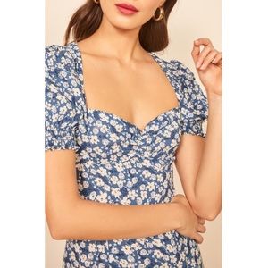 Reformation Drea Mini Dress in Raquel